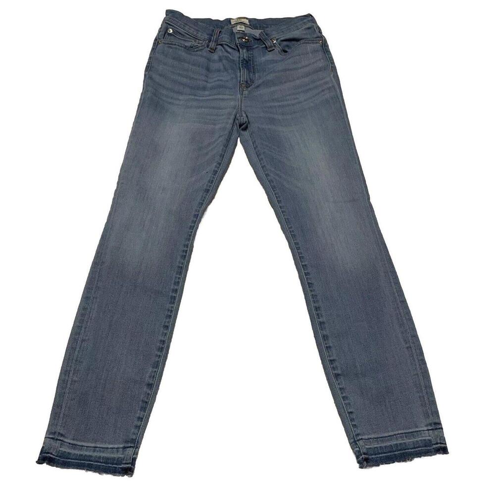 J. Crew Women's Jeans Sz 27 Blue Light Wash Skinny Crop